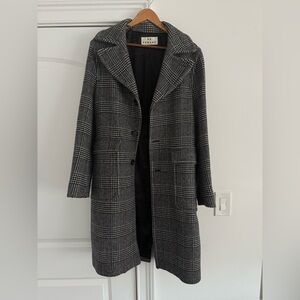 De Fursac Plaid Gray Coat